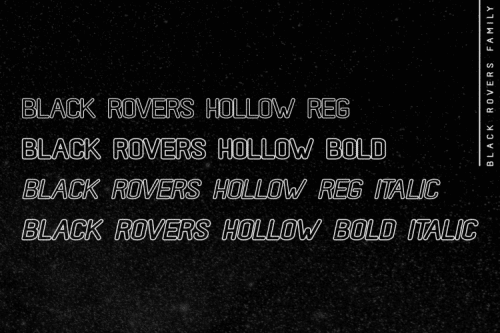 Black Rovers Sans Font