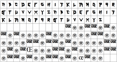 Blade font