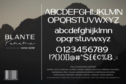 Blante Panama Handwritten Font