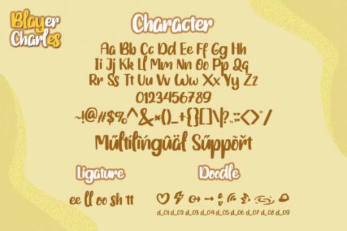 Blayer Charles Script Font