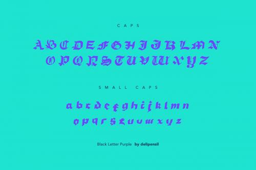 Blood Display Font