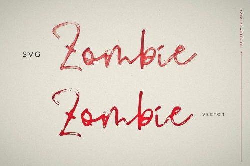 Bloody Script Font