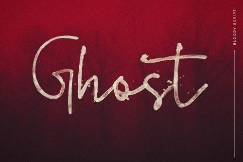 Bloody Script Font