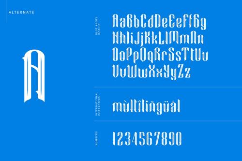 Blue Angel Blackletter Font