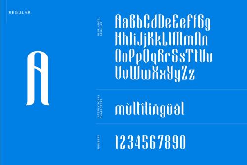 Blue Angel Blackletter Font