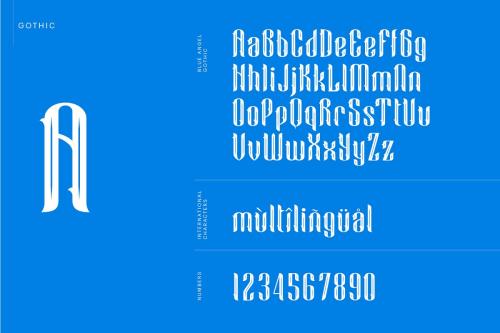 Blue Angel Blackletter Font