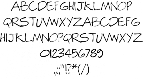Blueprint Font