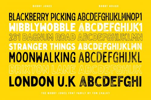 Bobby Jones Font Family