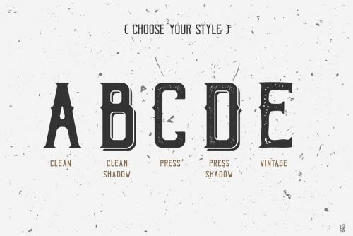 Bohem Press Display Font