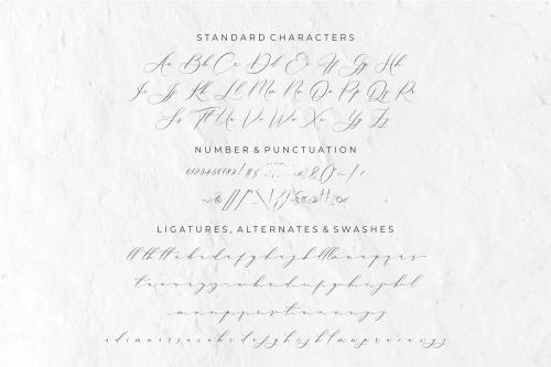 Boheme Floral Script Font