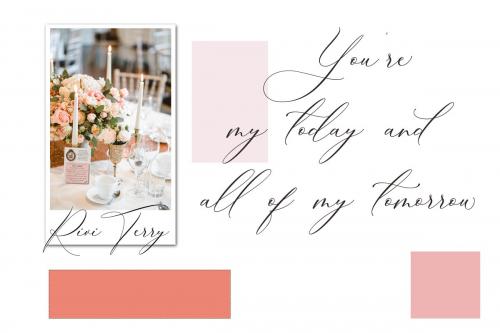Boheme Floral Script Font
