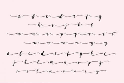 Bohemian Calligraphy Font