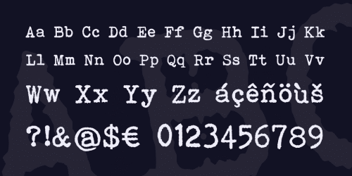 Bohemian Typewriter Font