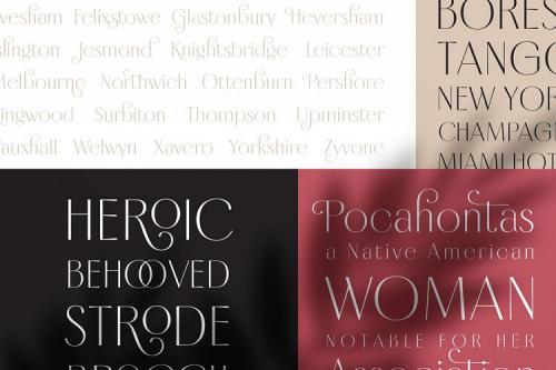 Borest Elegant Roman Sans Serif Font