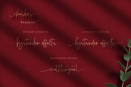 Boulders Beach Handwritten Font