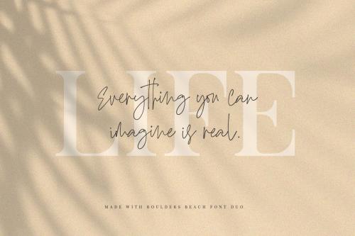 Boulders Beach Handwritten Font