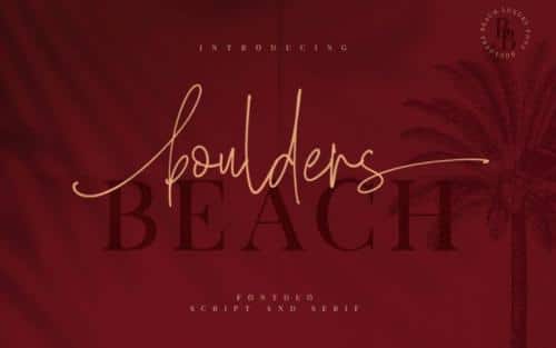 Boulders Beach Handwritten Font