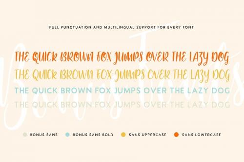Bouncy Castle Font Family Free