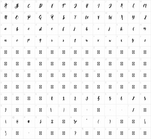 Boutique Brush Font