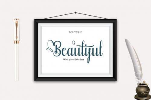 Boutique Calligraphy Font