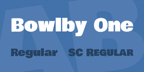 Bowlby One Font