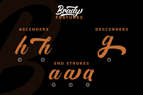 Brady Script Font