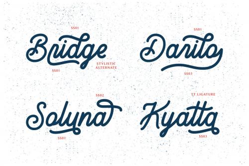 Brandon Smith Monoline Font