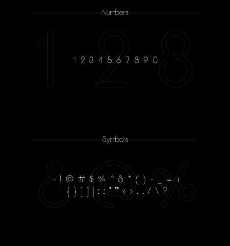 Break Font Family