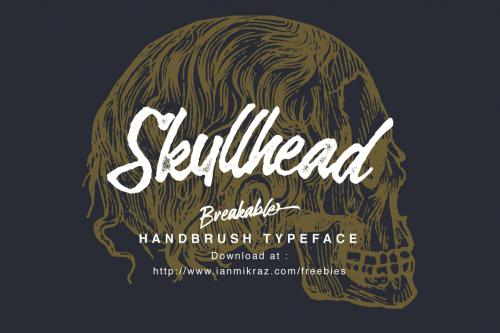 Breakable Brush Font