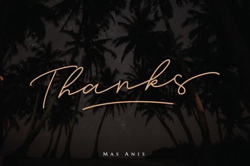 Brian Strait Handwriting Font