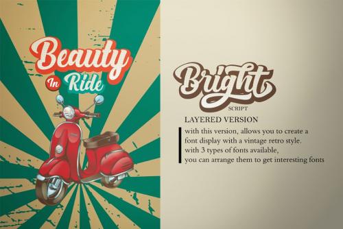 Bright Script Font