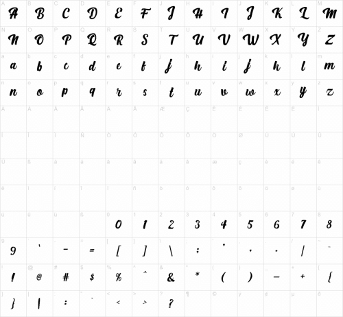 Bright Script Font