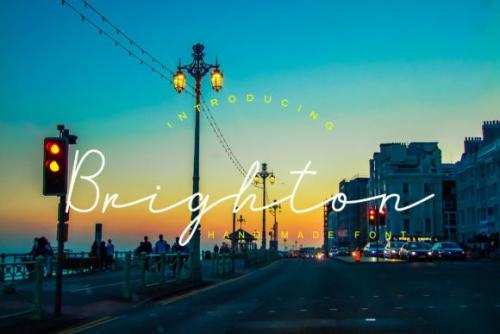 Brighton Handwritten Font