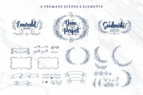 Brights Diamond Script Font