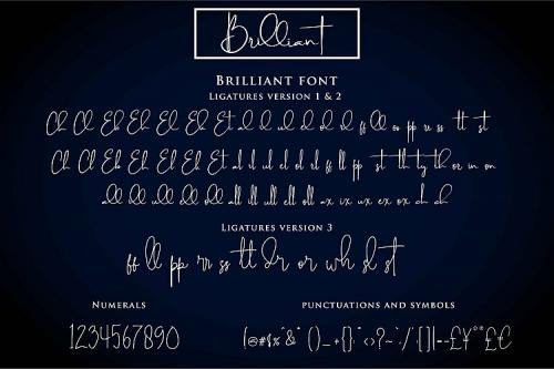 Brilliant Signature Font