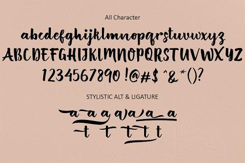 British Script Font