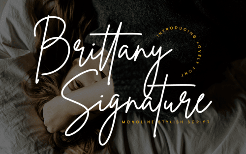 Brittany Signature Font