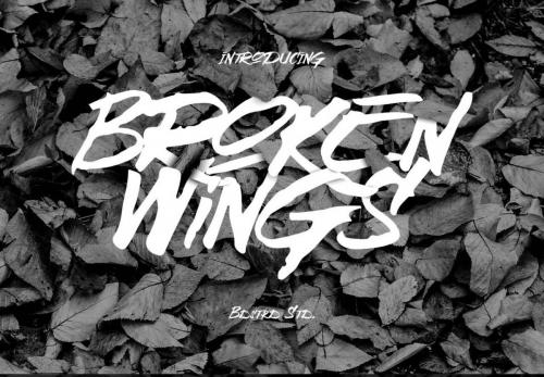 Broken Wings Font Free