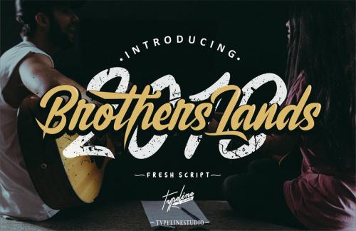 Brother Lands Script Font