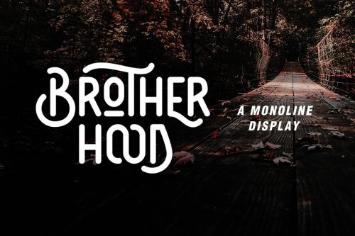 Brotherhood Display Font