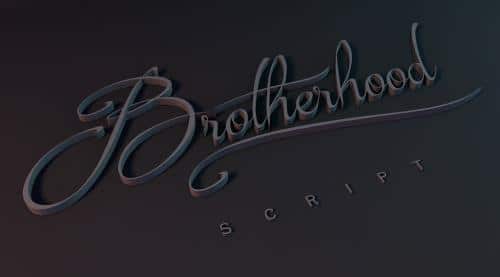 Brotherhood Script Font