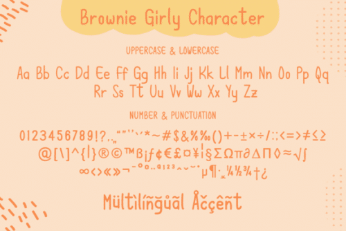 Brownie Girly Script Font