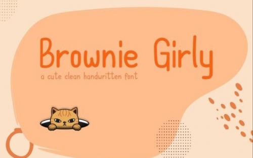 Brownie Girly Script Font