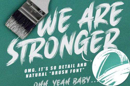 Brush King Brush Font