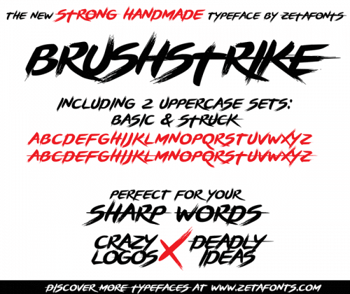 Brushstrike Font