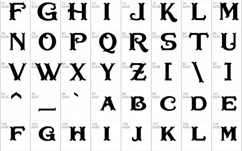 Bullhawk Layered Font