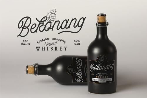 Buryland Monoline Script Font