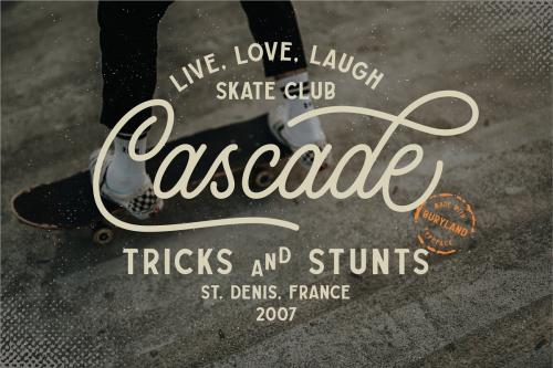 Buryland Monoline Script Font