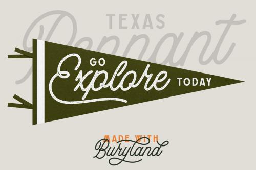 Buryland Monoline Script Font