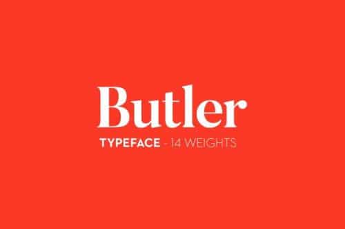 Butler Font